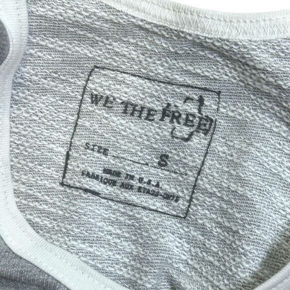 We The Free x Free People Oversized Cropped Sweatshirt - Size Small - Picture 4 of 4